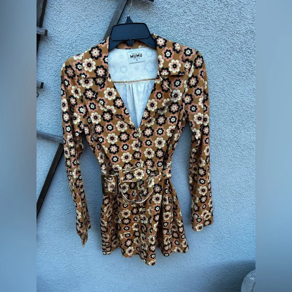 Show Me Your MuMu Aurora Floral Denim Dress - Picture 10 of 10